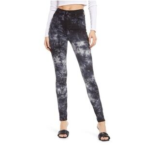 MOTHER The Super Swooner Skinny Jeans in Winding Paths print Tie-Dye Size 29